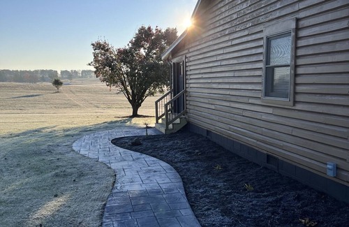 Carbon Hill Cabin | Serenity Gardens located in the Rolling Hills of Appalachia Ohio