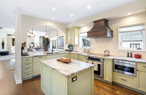 Seal Beach House | Seventh & Shore | Stylish Seal Beach Home w/Elevator, Fireplace + Bold Design