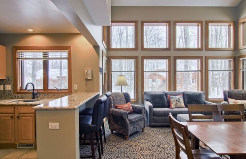 Boyne Falls Condo | Ski In/Ski Out on Boyneland, Slps 14