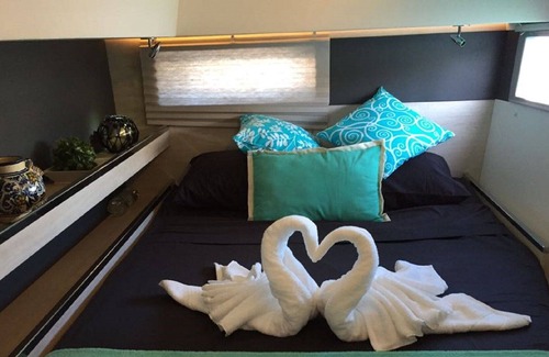Downtown Cancun Boat Rental | Sleep in a Catamaran at Puerto Isla Mujeres