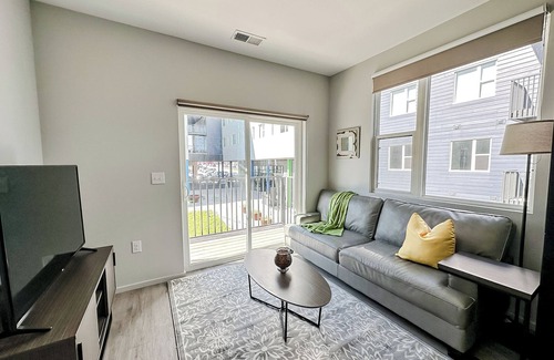 Downtown Omaha Apartment | Sleepover: Inspiring 1BD/1BA + Balcony- Downtown Omaha