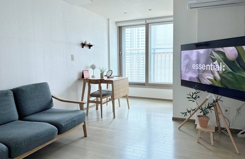 Songpa Apartment | Songpa Apt 40m2 1bdr 1Bthr Jamsil BEST Full Option