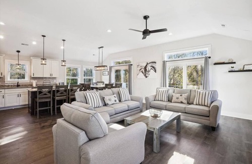 Monteray Shores House | Sound Beach/Access,Elevator Pool, HotTub Game Room