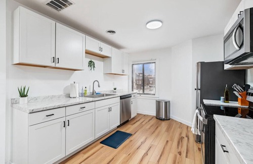 Friendship Apartment | Spacious 3 BR Suite w/Office! Central + Parking