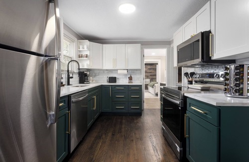 Merriam House | Spacious 4-bedroom house, easy access to EVERYTHING, arcade room