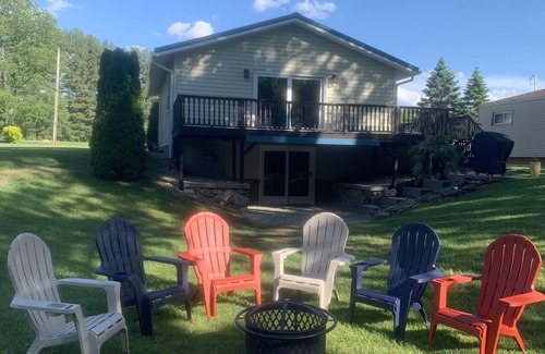 Coldwater Cottage | Spacious cottage, relaxing view, on channel frontage all sports/fishing lakes.