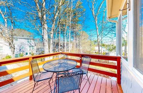 Harwich House | Spacious home on Hinckleys Pond with game room, sunroom & quick access to trail