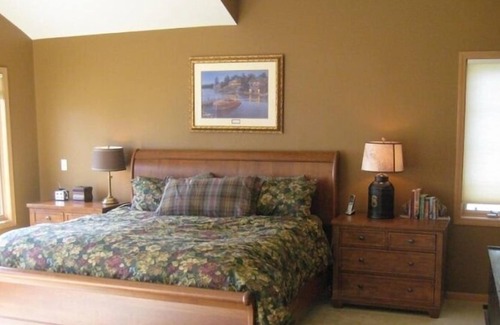 East Jordan House | Spacious Lake Charlevoix Home with Beach Cabana