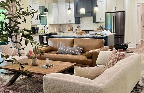 Lake Lure House | Spacious & Modern Rumbling Bald Retreat! Hot Tub, Fire Pit, Game Room