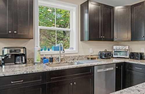 Albrightsville Ski Chalet | Spacious New Pocono Chalet, Game Room, Fireplace, BBQ, Open Main Floor!