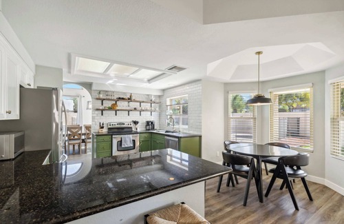Red Mountain Ranch House | Spacious Retreat with Pool, Heated Spa, & Golf Course View!