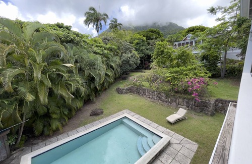 Bath Villa | Spacious villa with private garden and pool and fantastic Caribbean views