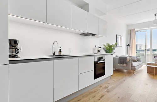 Aarhus C Apartment | Spacious waterfront apartment with marina views