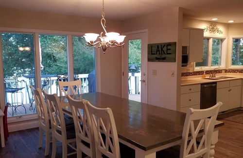 Seneca House | Spectacular lake home with dock and fire pit- room for all - good pets ok-