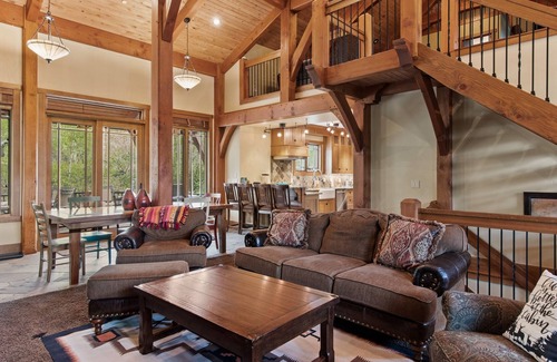 Timber Lakes Cabin | Spectacular Mountain Escape: Timber Home with Gourmet Kitchen & Game Loft