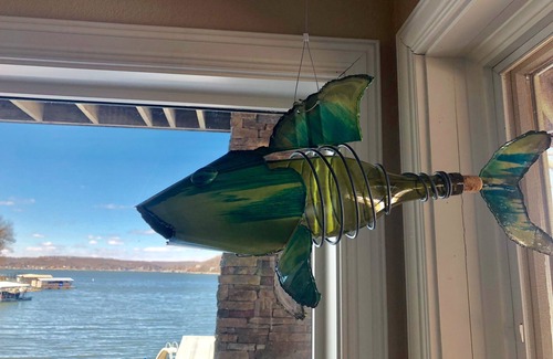 Gravois Mills House | Stay on the lake with amazing views! Perfect for families including Fido!