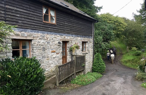 Felindre Cottage | Stone Barn conversion on old traditional hill farm with wood-fired hot tub