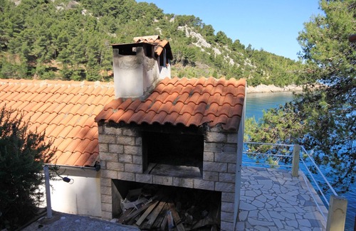 Bogomolje Apartment | Studio flat near beach Cove Mala Pogorila, Hvar (AS-8952-d)
