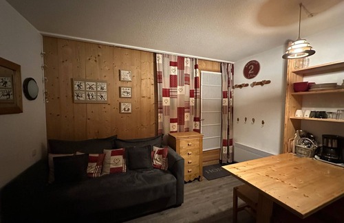 La Rosiere Apartment | Studio skis in winter, from mountain biking and hiking in summer