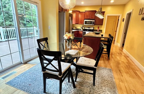 Webster House | Stunning 3 bed, 2.5 bath home, nestled in a quiet woodsy setting.