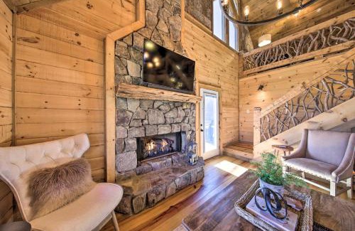 Morganton House | Stunning Escape with Loft, Hot Tub and Mtn Views!