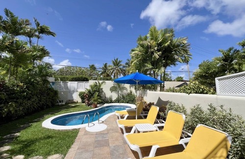 Mullins Villa | Stunning, Gated Villa opposite the best beach in Barbados with its own pool