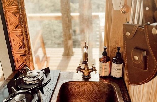 Canton House | Stunning Pet-Friendly Treehouse for Relaxing Glamping Retreats in North Carolina