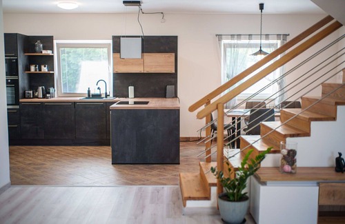 Prague 11 House | Stunning private villa for 8 people with private pool, WIFI, TV and patio