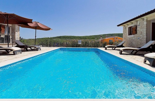Salakovci Villa | Stunning private villa for 10 guests with A/C, private pool, WIFI, TV, terrace and pets allowed