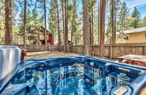 Bijou Park Acres House | Stunning Tahoe Gem with Hot Tub, Games, Crib; Close to Lake & Skiing