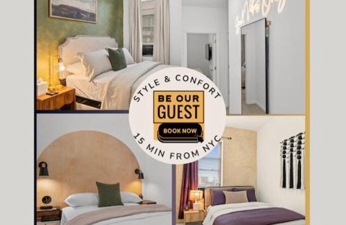 West New York Apartment | Style & Comfort 3 Rooms -15 min from NYC