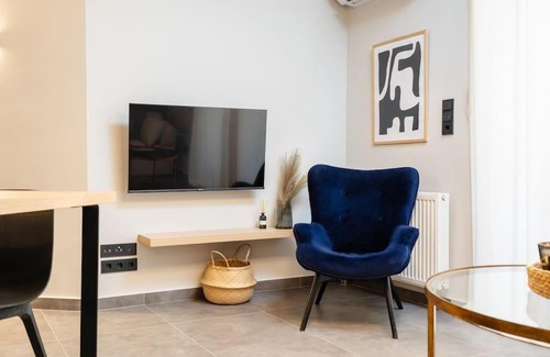 Elliniko-Argyroupoli Apartment | Stylish 1BD Apt in Elliniko