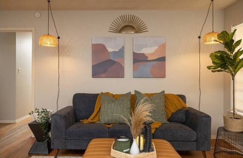 Denton House | Stylish Stay on Cordell Heart of Denton Living