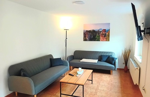 Rathen Apartment | Stylish vacation apartment Zum Dorfladen Rathen in the heart of Saxon Switzerland