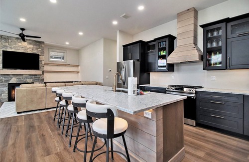 Ludington Condo | Suite A: New pool and hot tub for 2026! Relax & Unwind, Sleeps 18