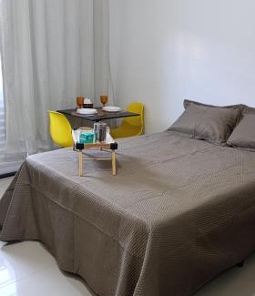 Manaira House | Suite com garagem 900 metros do Mar