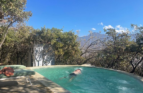 Oaxaca Apartment | Suite Flotante: glass carpet floor and magical views