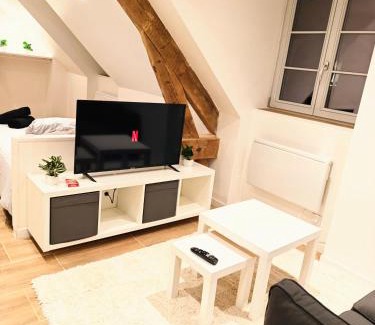 Chatel-Guyon Apartment | Suite romantique - jacuzzi privé, Wi-Fi & Netflix à Châtel