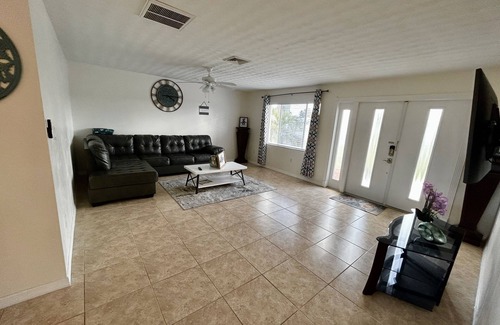 Lochmoor Waterway Estates House | Sunny Canal-Front Home w/Lanai & Grill!