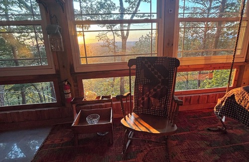 Piney Mountain Cabin | Sunset Pavilion: Rustic Luxury
