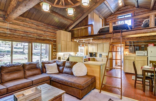 Nathrop Cabin | Sweet Log Cabin on the banks of Chalk Creek