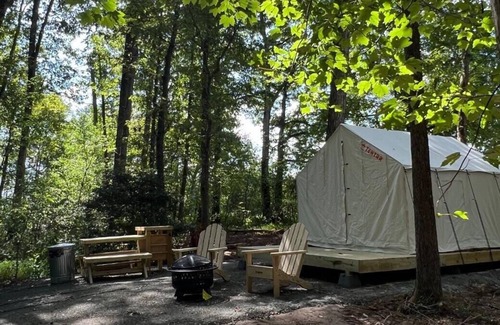 Unionville RV Rental | Tentrr Signature Site - Stuart's Skylark- The Camp at Dearsville