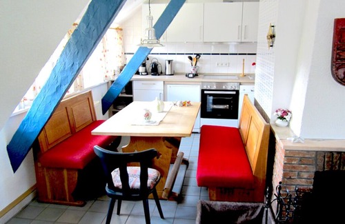 Falshoft Apartment | Thatched roof apartment on the Baltic Sea with roof terrace for 4 people in Falshöft