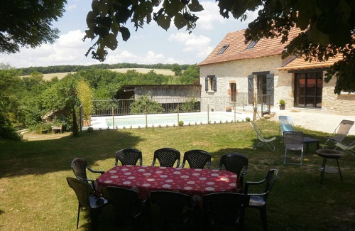 Villeneuve d'Aveyron House | The barn of Mas de Pérou with private pool