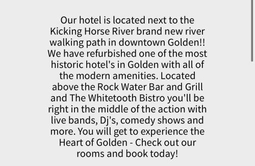 Golden Hotel | The Cache Hotel and Lodgings