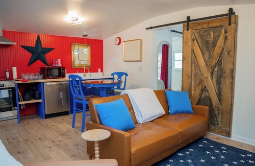 Metropolis House | The Clark: My vision of Clark Kent's 1st home with full kitchen & laundry!