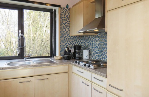 Ferienhausgebiet Hillenseifen House | The detached vacation home with garden and spacious terrace is located in the forest holiday park in