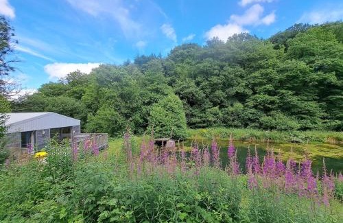 Christchurch House | The Lake House-an utterly private cabin on nature reserve & hot tub