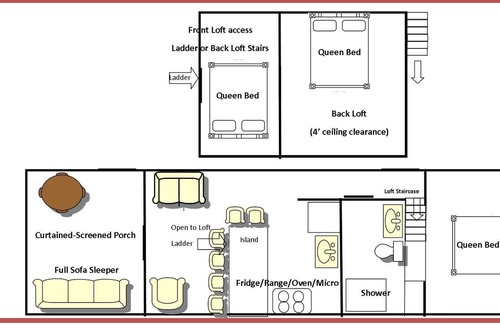 Williamson Cabin | The Lodge on the Lake. Pet Friendly