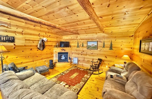 Mountain View Cabin | The Lonesome Dove #46 2-bedroom cabin walking distance to the courthouse square.